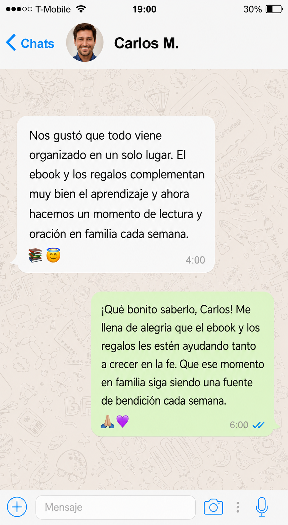 Testimonio de Carlos M. sobre el ebook de Pequeños Católicos
